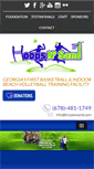 Mobile Screenshot of hoopsnsand.com